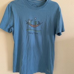 Life is Good Hang Time T-shirt Size Small